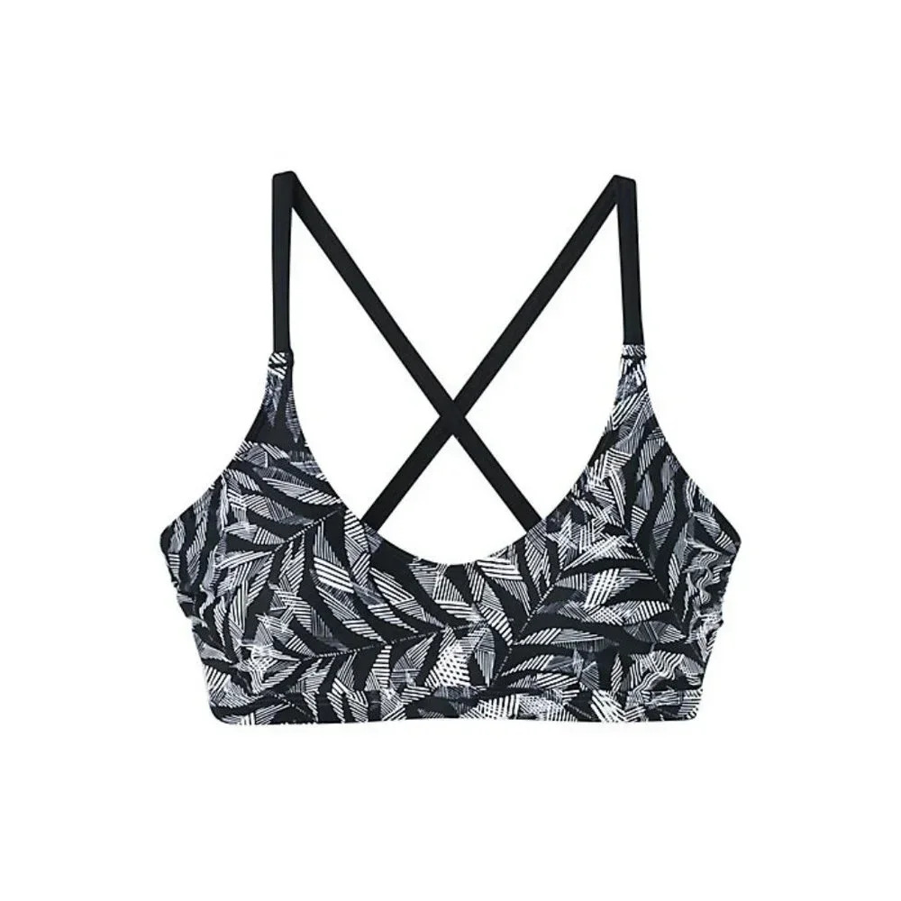 PrAna Marina Top (D-Cup) & Chambra Bottoms, black springtime - Picture 14 of 15